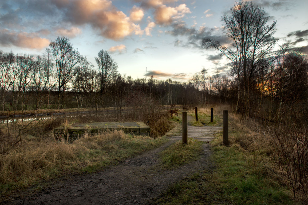 bridgewater canal salford winter