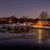 bridgewater canal salford winter