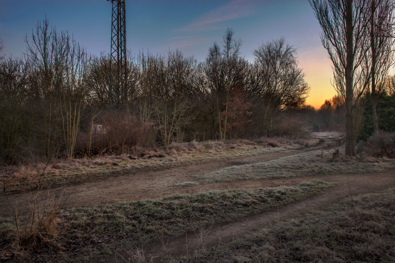 bridgewater canal salford winter